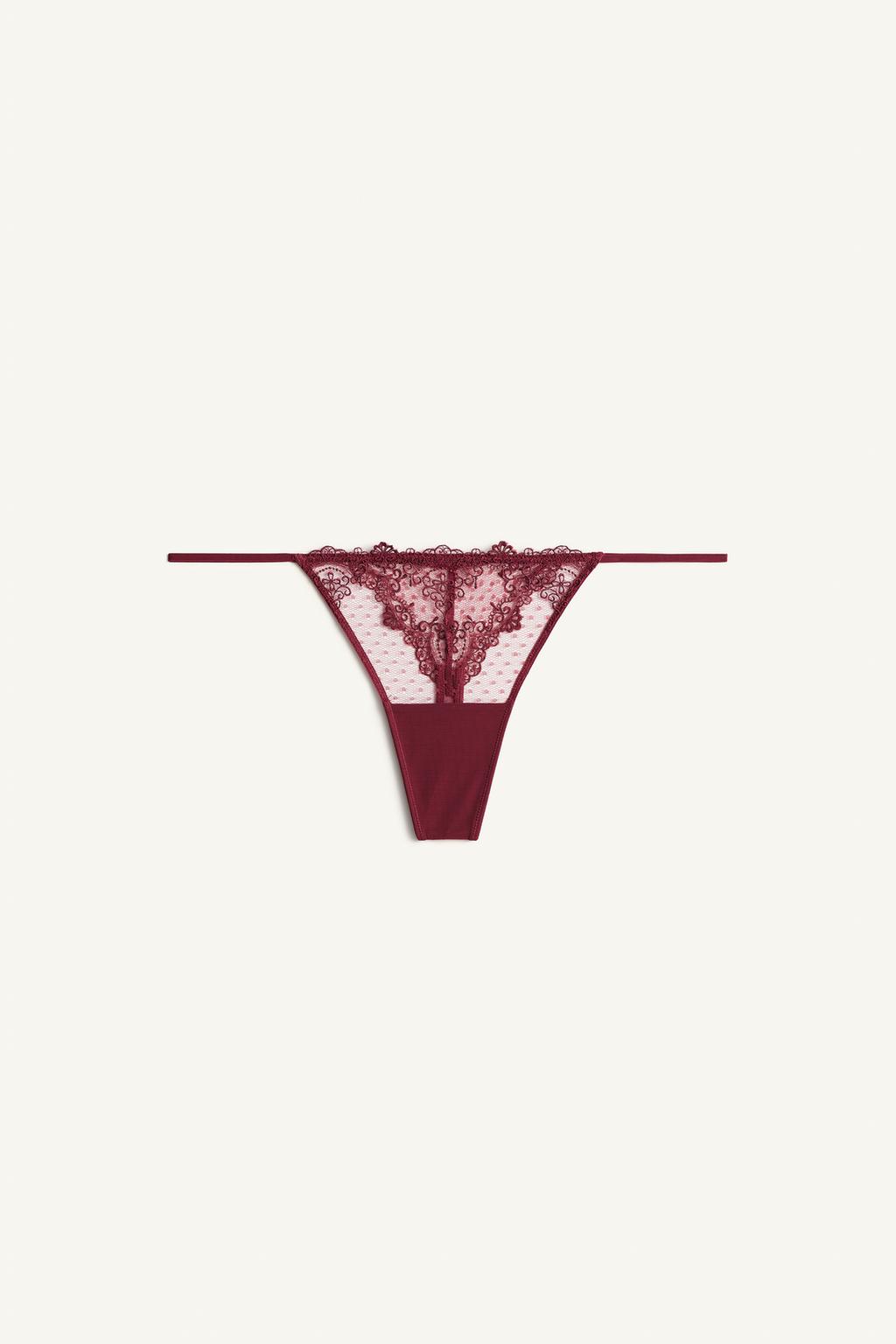LIMITED EDITION LACE THONG