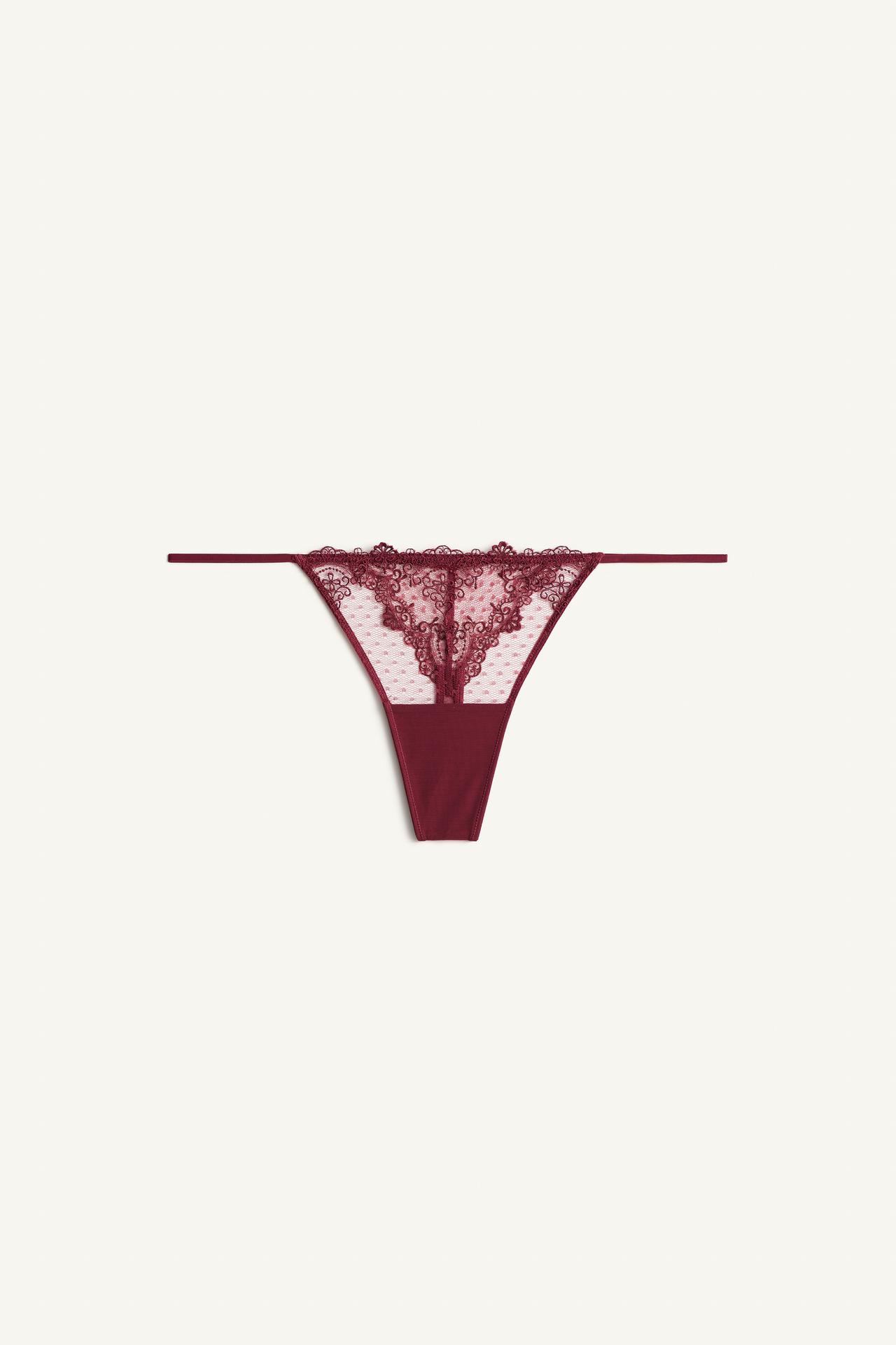 LIMITED EDITION LACE THONG
