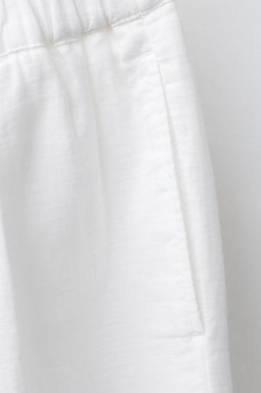 STRAIGHT-LEG TROUSERS - Ecru by Zara - Image 3