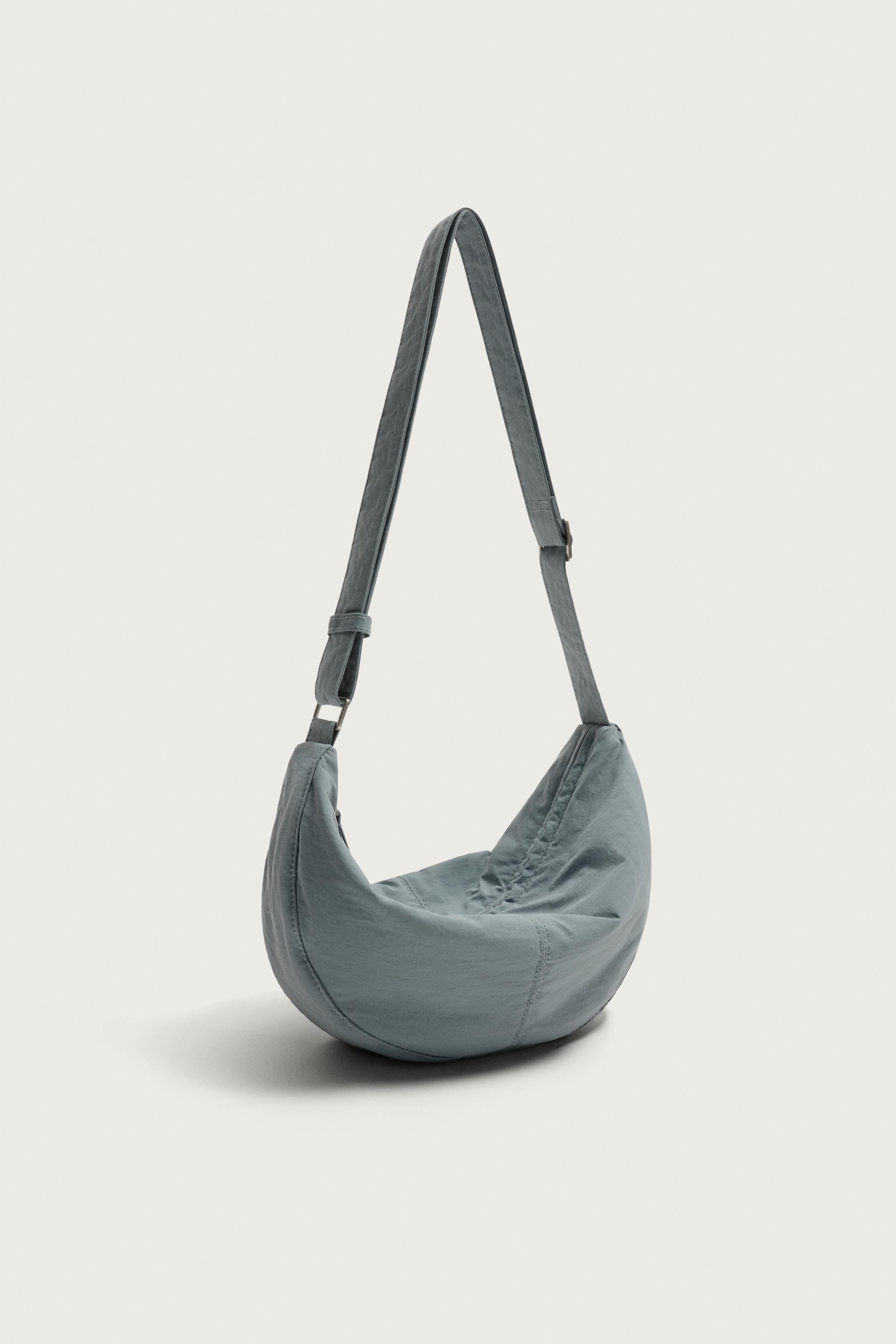 SMALL NYLON SHOULDER BAG — Blue