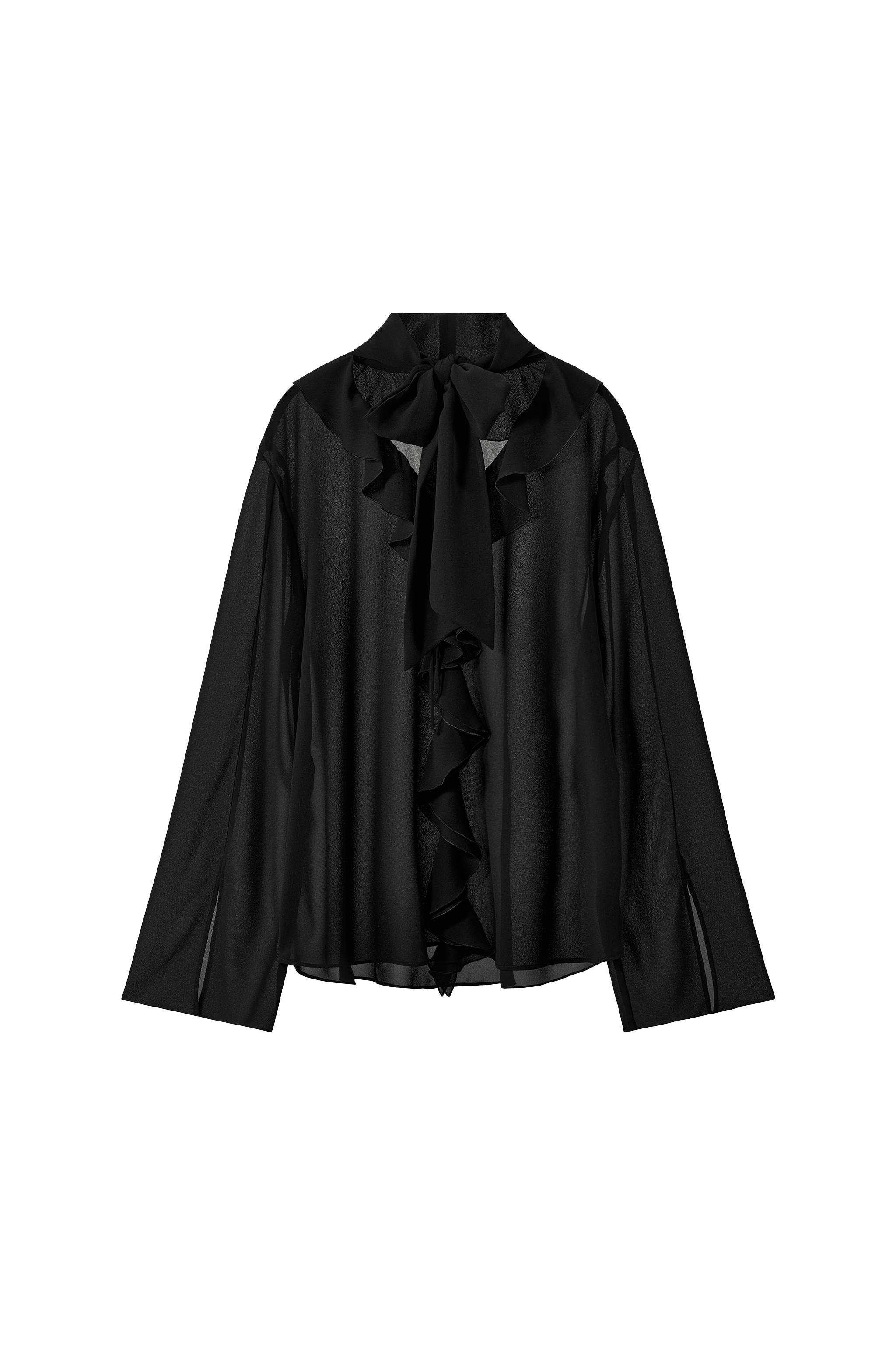 BLUSA LAZO VOLANTE