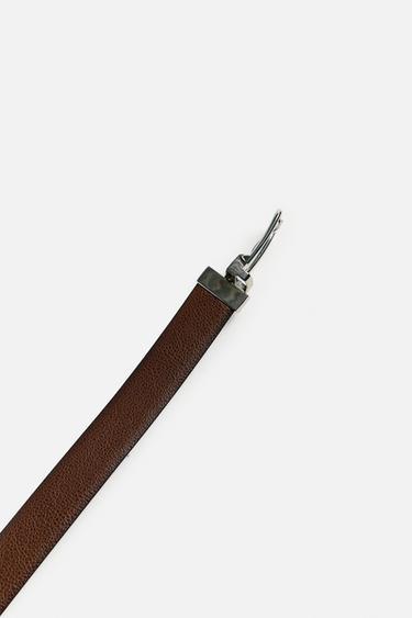 CONTRAST REVERSIBLE LEATHER BELT - Leather by Zara - Image 3