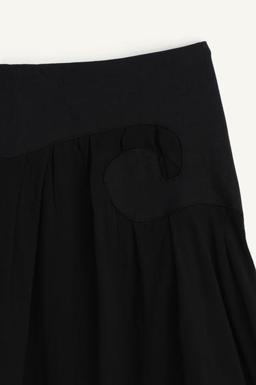 JUPE COURTE BIMATIÈRE ÉDITION LIMITÉE - Noir de Zara - Image 6