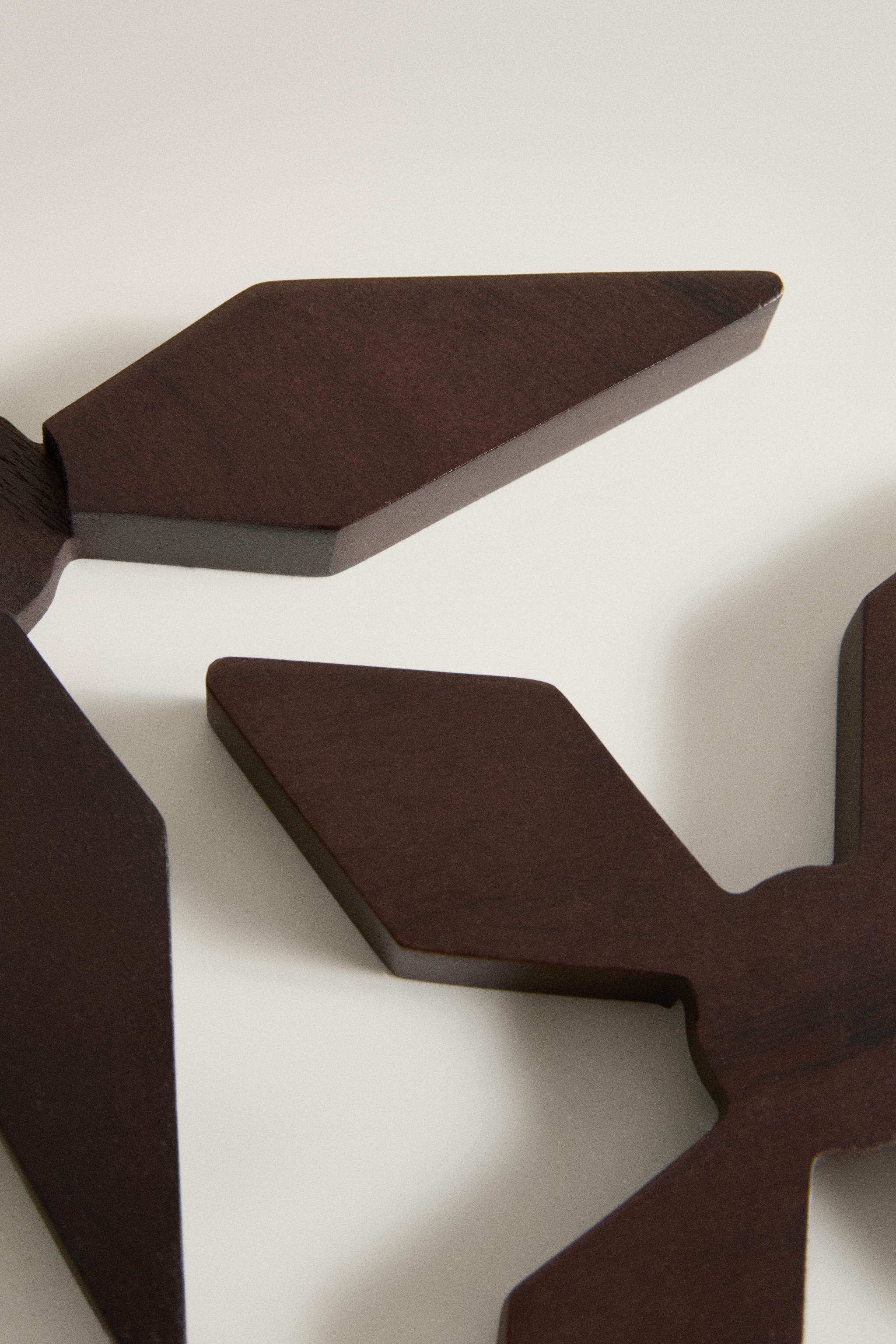 CHRISTMAS STAR WOODEN TRIVET