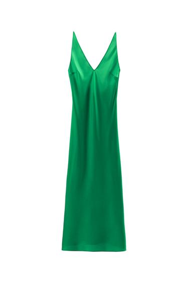 SATIN SLIP DRESS