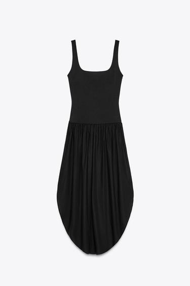 MIDI DRESS - Black by Zara