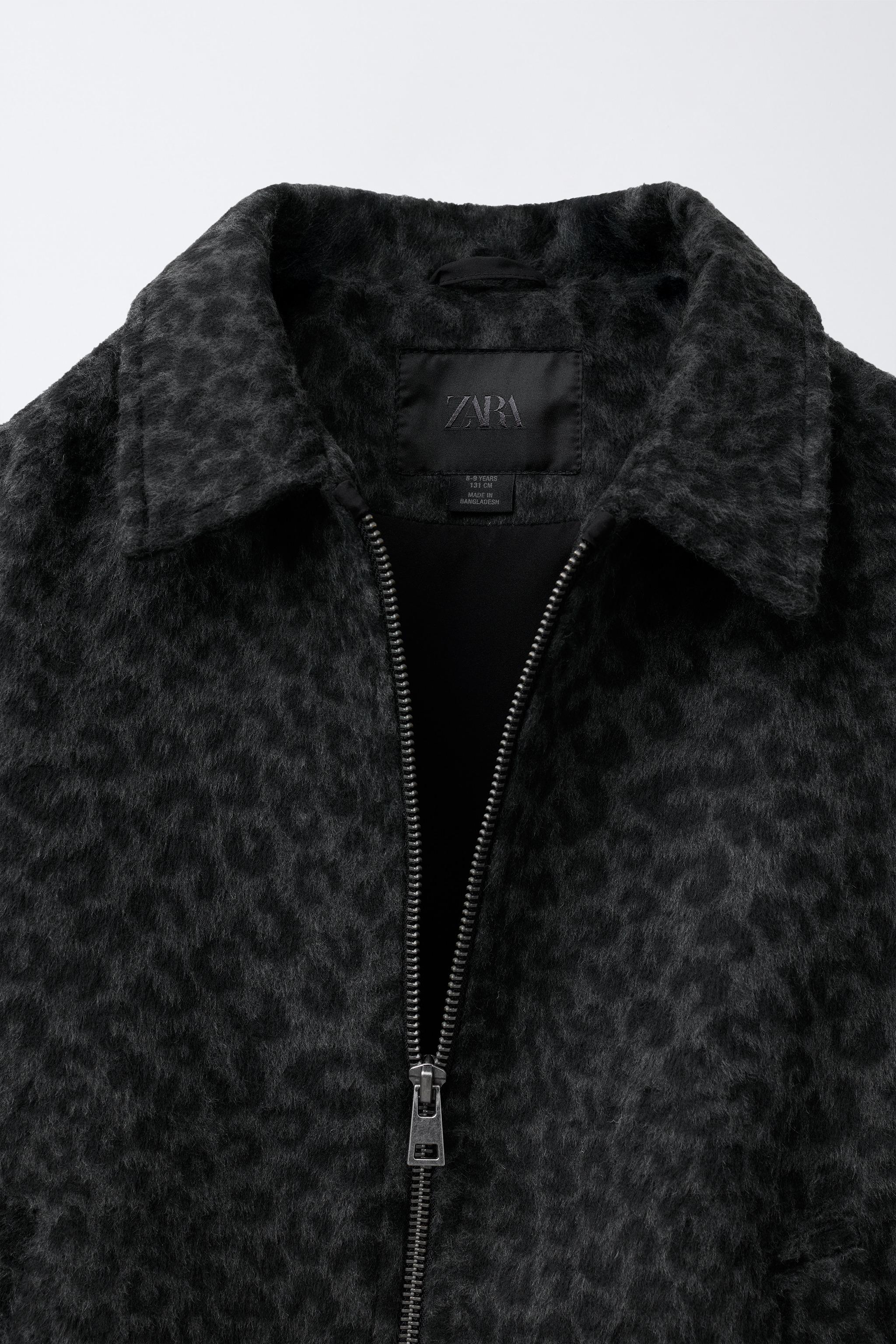BLOUSON EN DRAP ANIMAL PRINT
