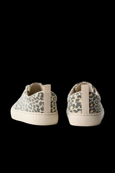 ANIMAL PRINT SNEAKERS - Multicoloured by Zara