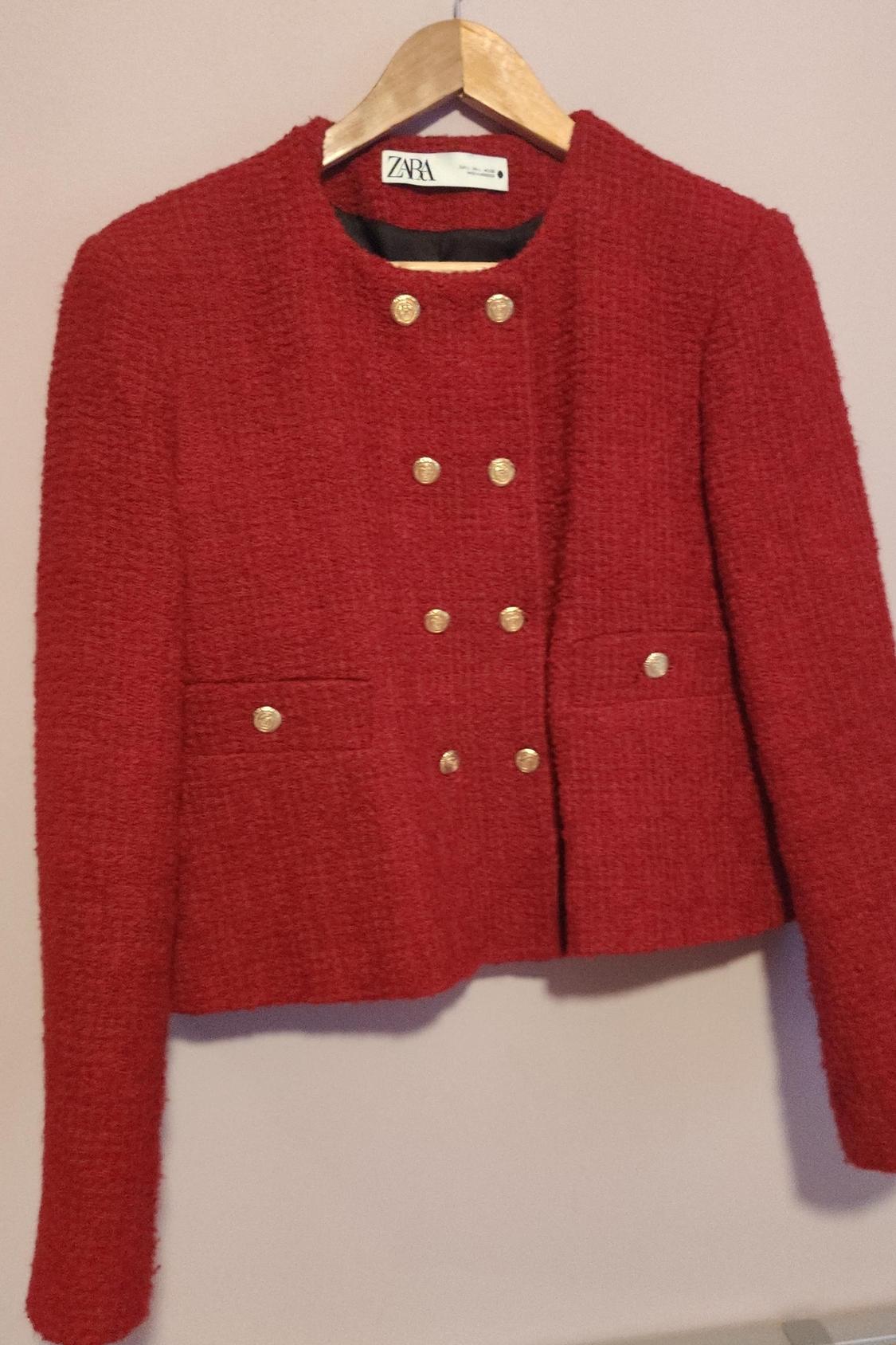 TEXTURED DOUBLE-BREASTED JACKET