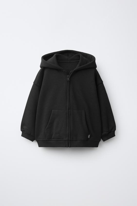 ZIP-UP HOODIE - Black by Zara - Image 0