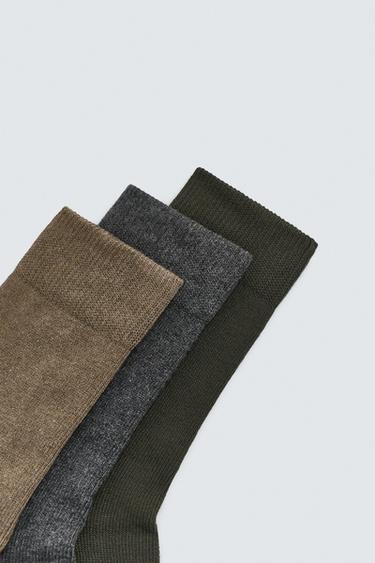 CHAUSSETTES STRUCTURÉES LOT DE 3 - divers de Zara - Image 2