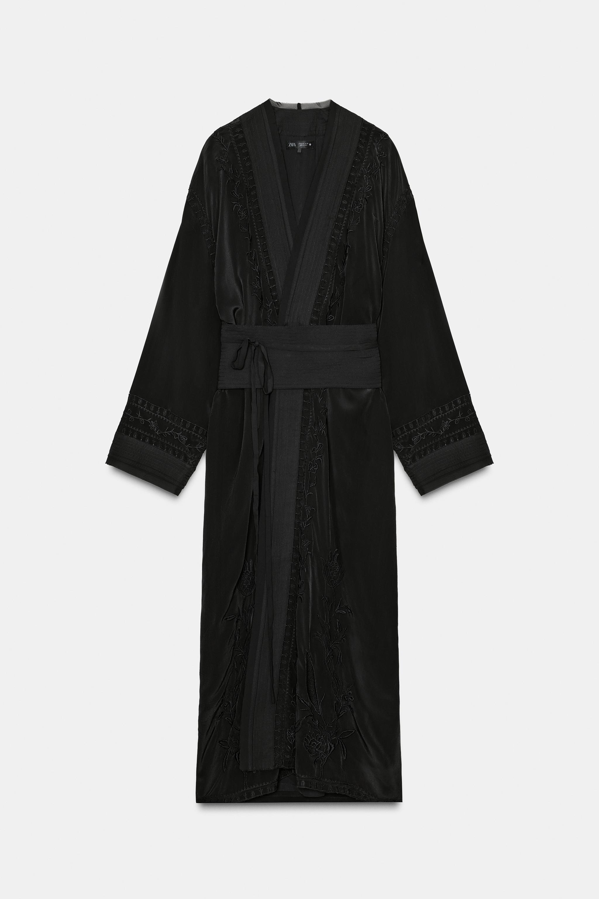 EMBROIDERED SASH KIMONO ZW COLLECTION LIMITED EDITION