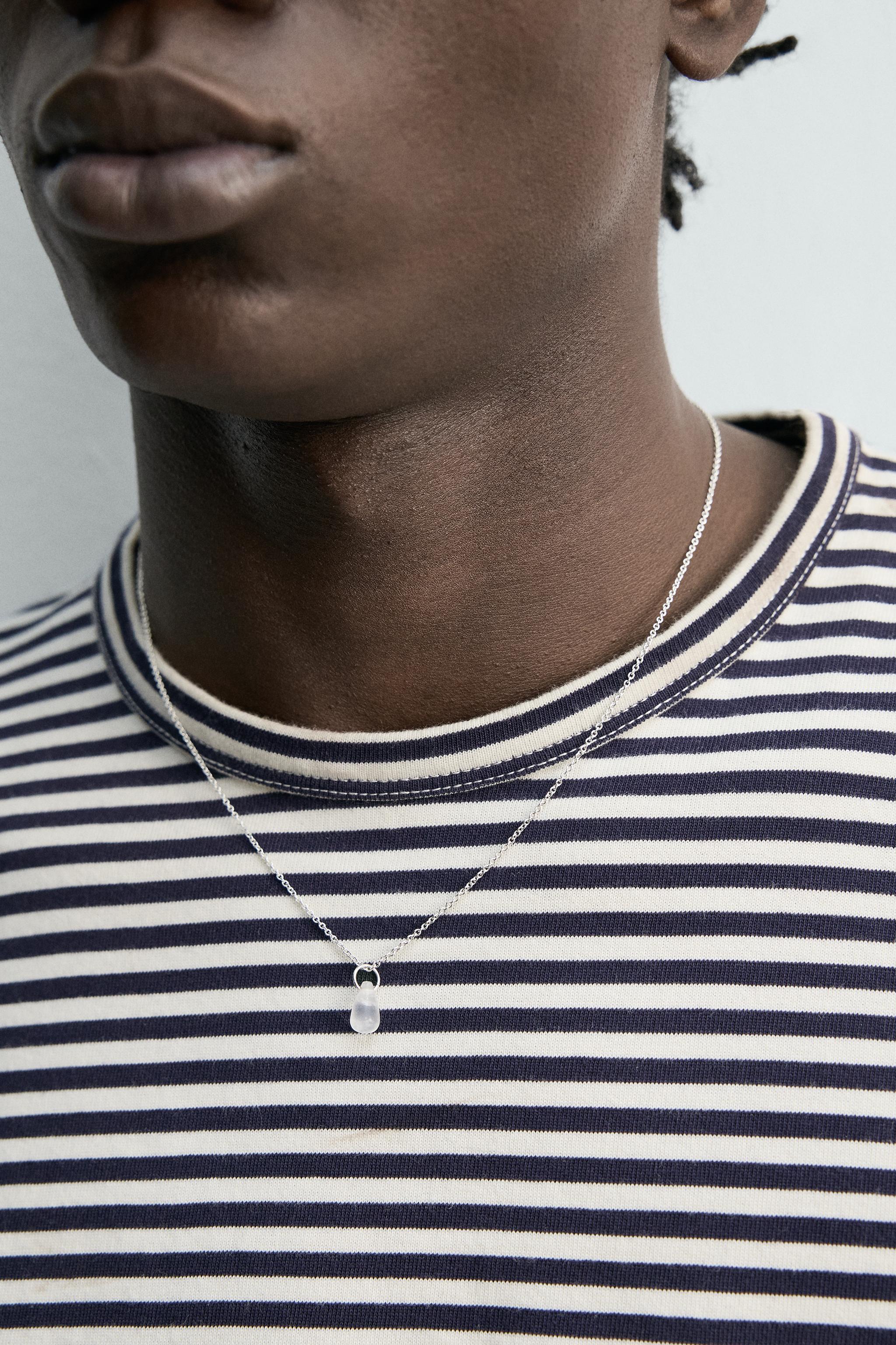 CHAÎNE PENDENTIF PIERRE