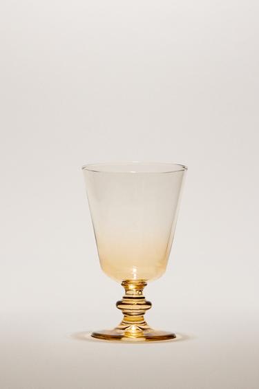 FARBIGES STIELGLAS - Ocker von Zara