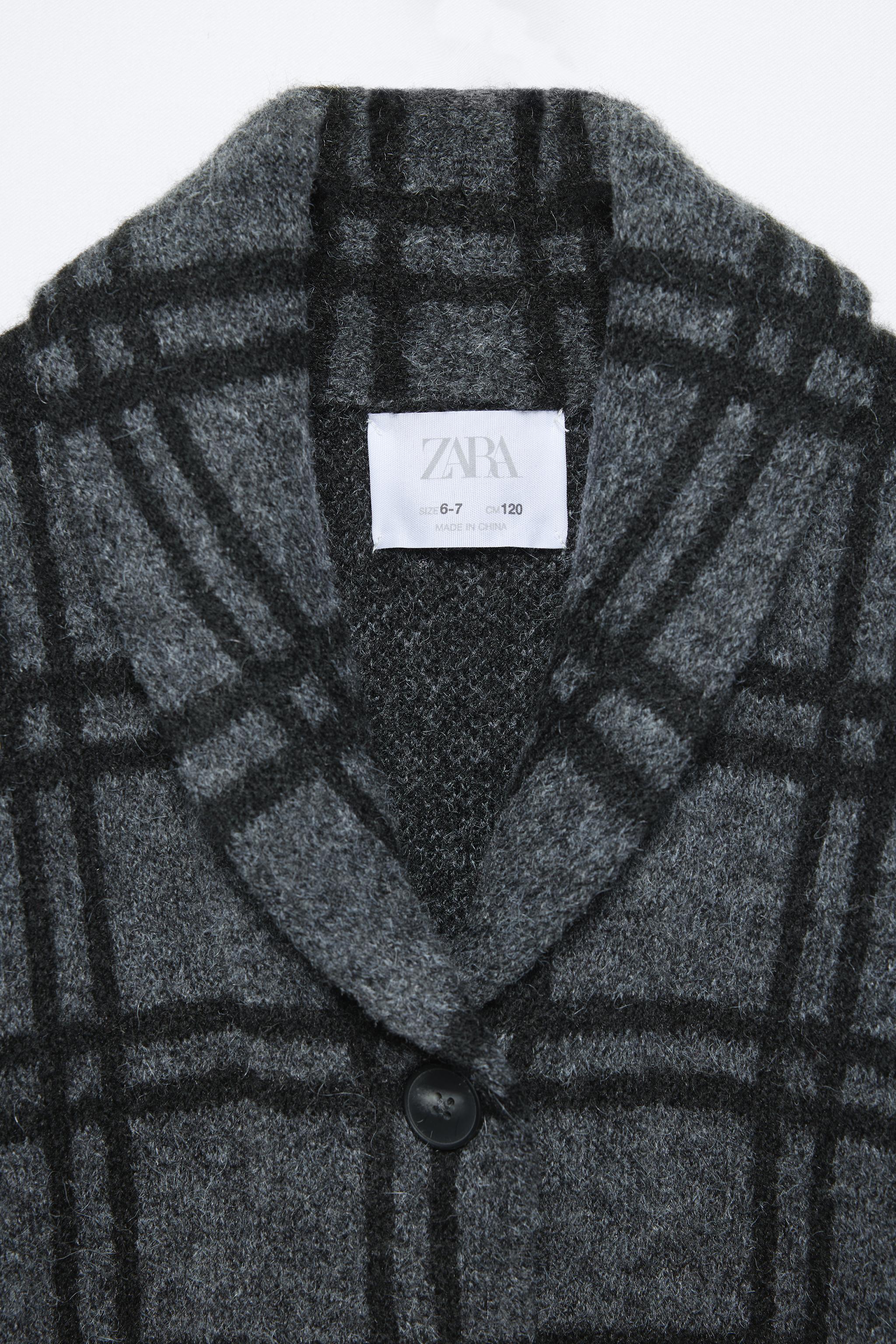 チェック コート - ミディアムグレー | ZARA Japan / 日本 チェック コート - ミディアムグレー | ZARA Japan / 日本