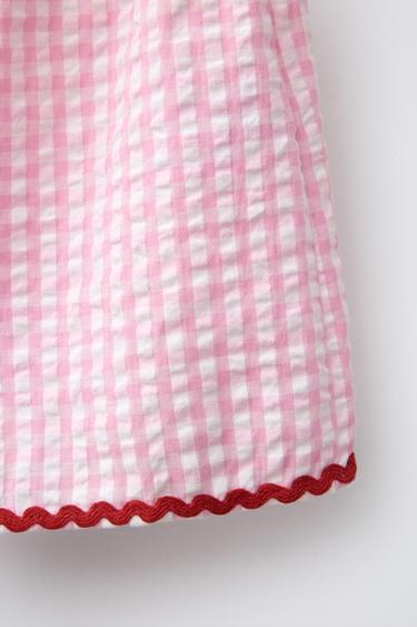 3-6 YEARS/ GINGHAM CHECK PYJAMAS - Pink by Zara - Image 6