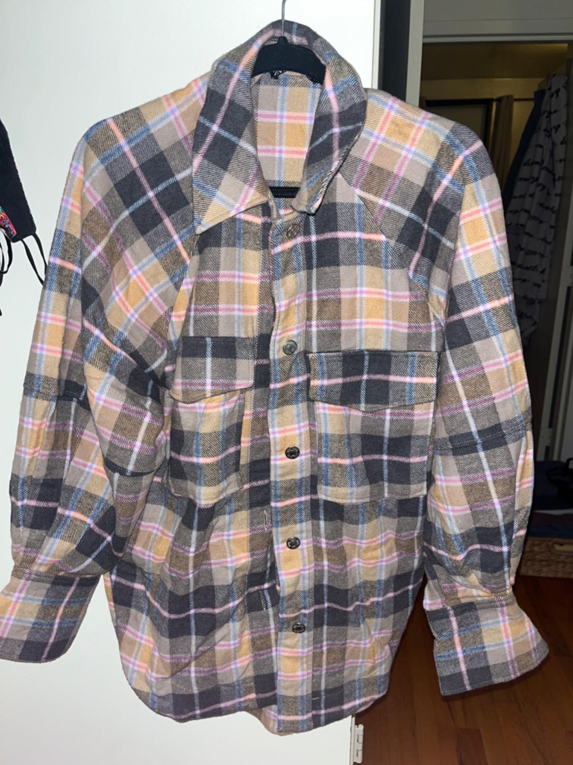 OVERSIZED PLAID OVERSHIRT