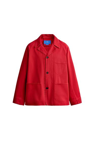 Zara AARON LEVINE X ZARA POCKET OVERSHIRT - Red