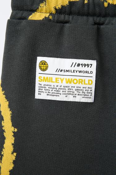 BERMUDA EN MOLLETON SMILEYWORLD ® - Gris anthracite de Zara - Image 3