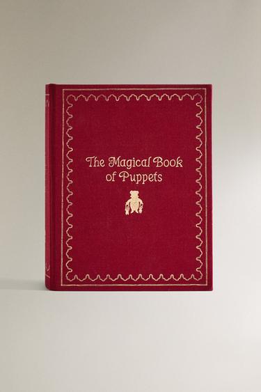 CHRISTMAS BOOK MUSIC BOX WITH MOUSE PUPPETEER - Red by Zara