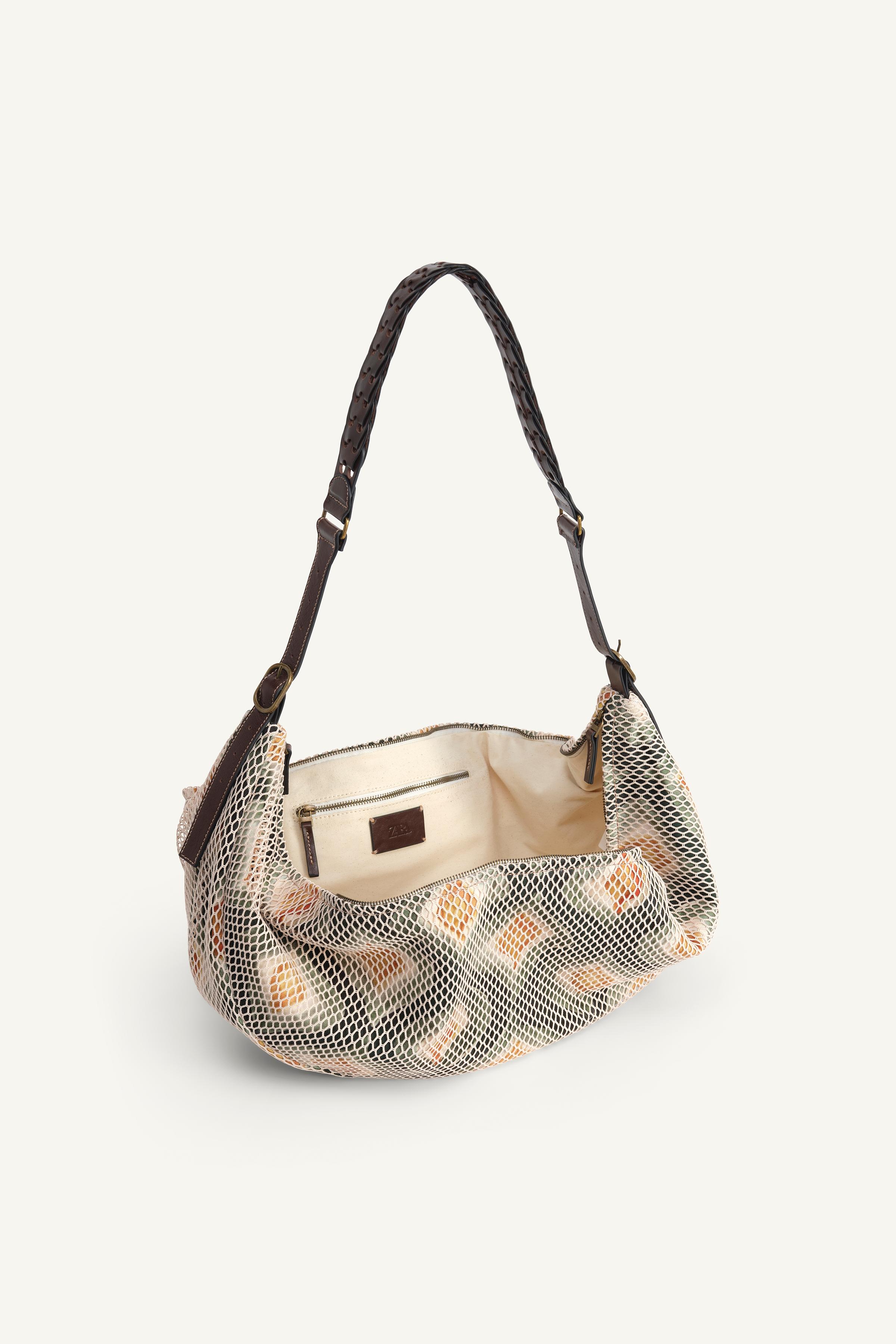 トートバッグ NUDE SS25 'Knit Hobo' shoulder bag (1104E25402 01) MARISA Hobo Shoulder Bag Beige - The Leather Mob