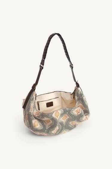 LIMITED EDITION FABRIC SHOULDER BAG - Multicoloured by Zara - Image 3