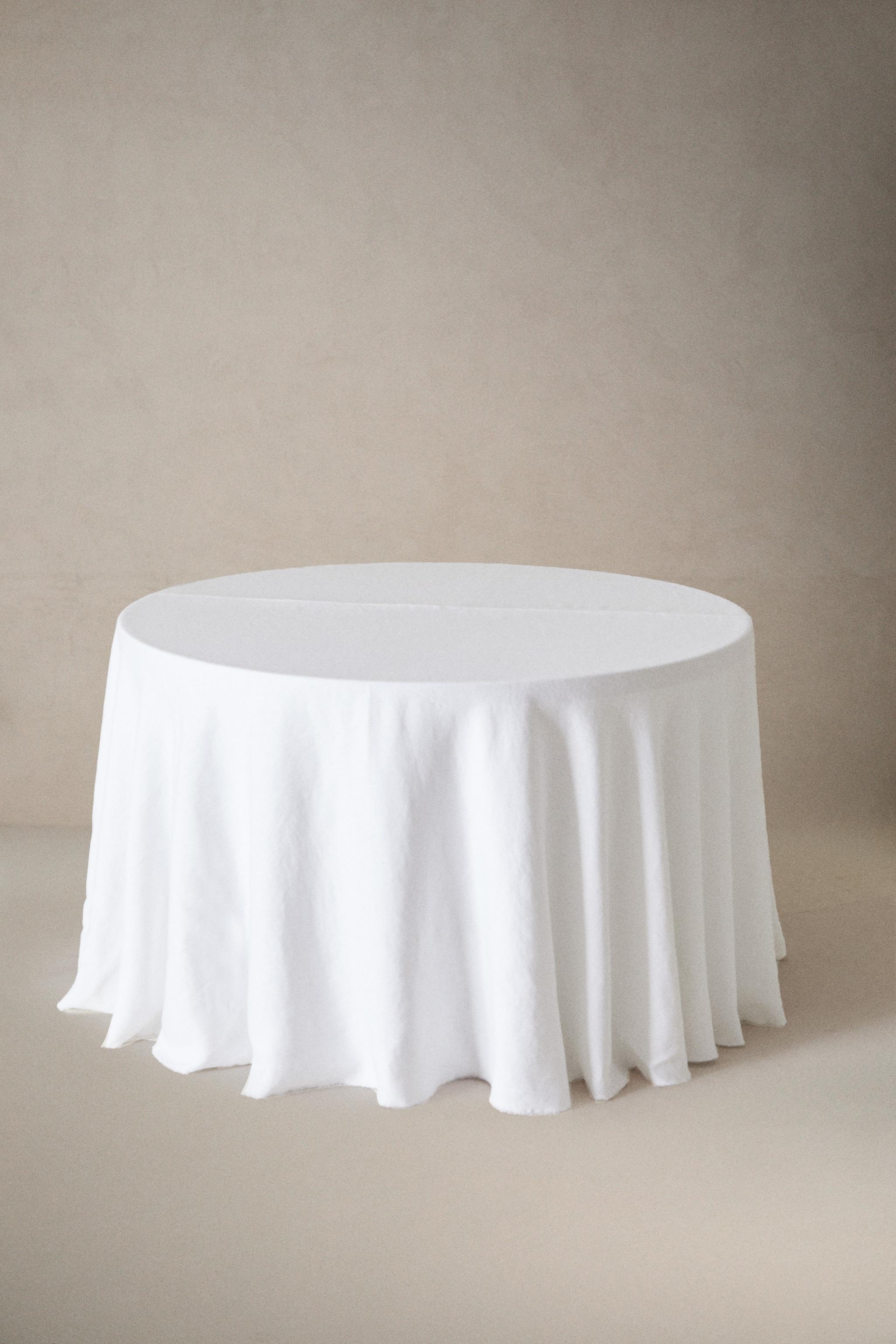 【2/9限定】ZARA  Round table with l TABLECLOTH 01 - Khaki | ZARA United States
