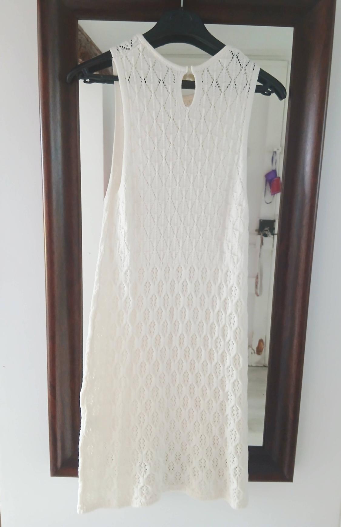 CUTWORK HALTER SHORT DRESS - Image 2