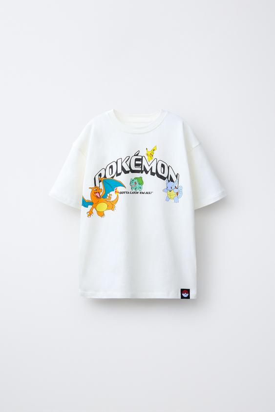 CAMISETA ESTAMPADA POKÉMON ™ - Blanco roto de Zara - Imagen 0