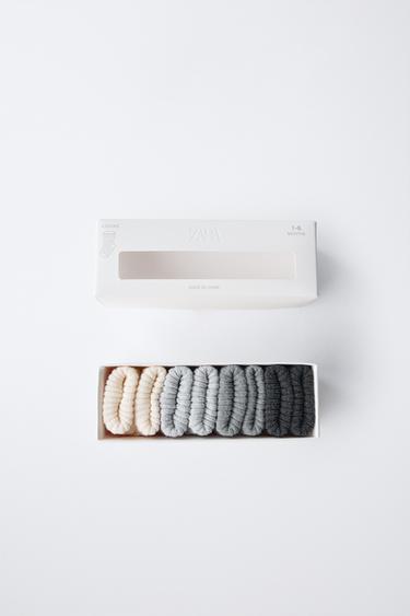FOUR-PACK OF SOCKS IN A BOX - Grey by Zara - Image 0
