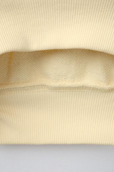 SWEAT IMPRIMÉ - Jaune de Zara - Image 3