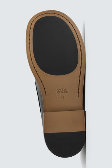 LEATHER DECK SHOES LIMITED EDITION - Black by Zara - Image 3