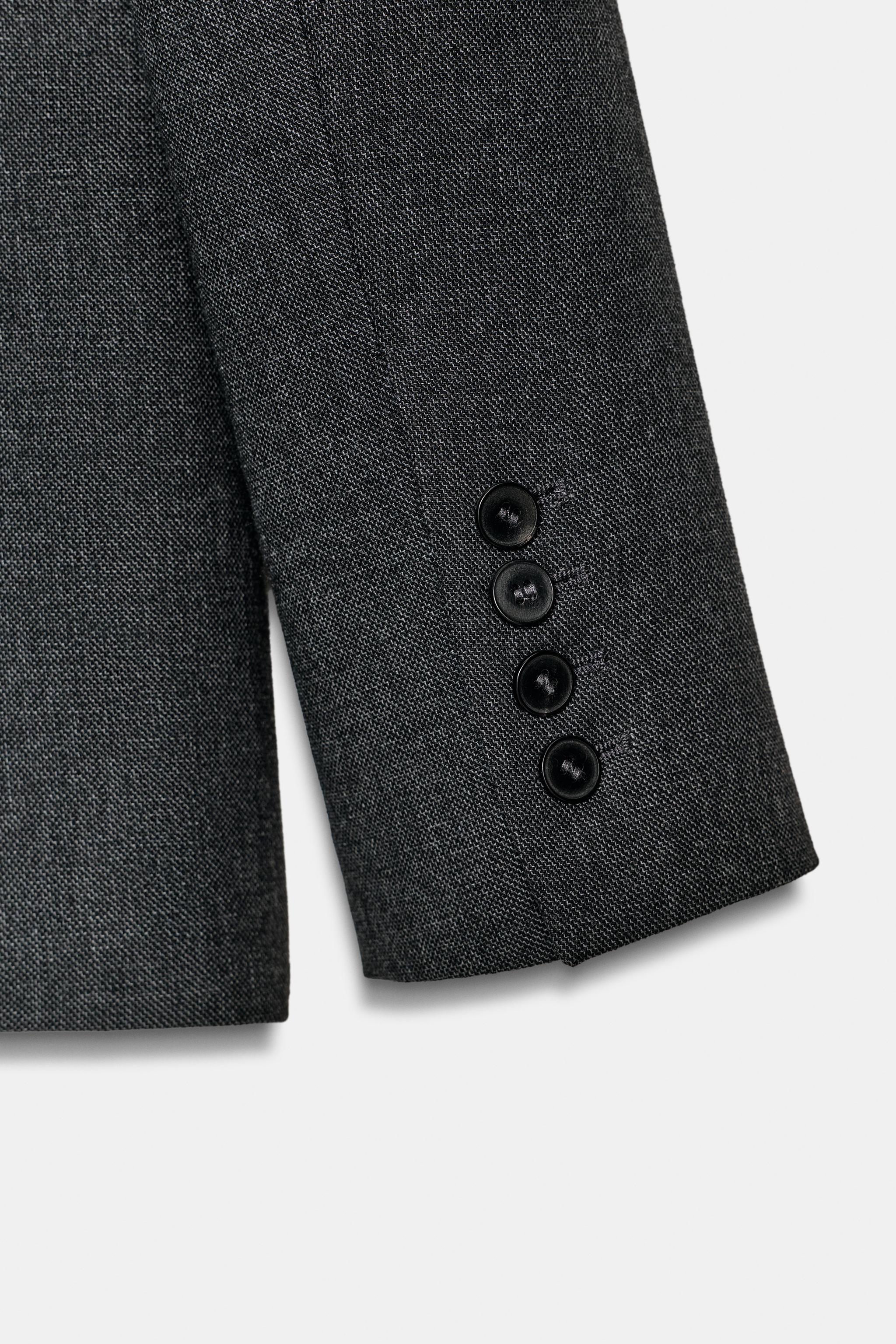 FITTED BLAZER WITH FAUX FUR COLLAR ZW COLLECTION