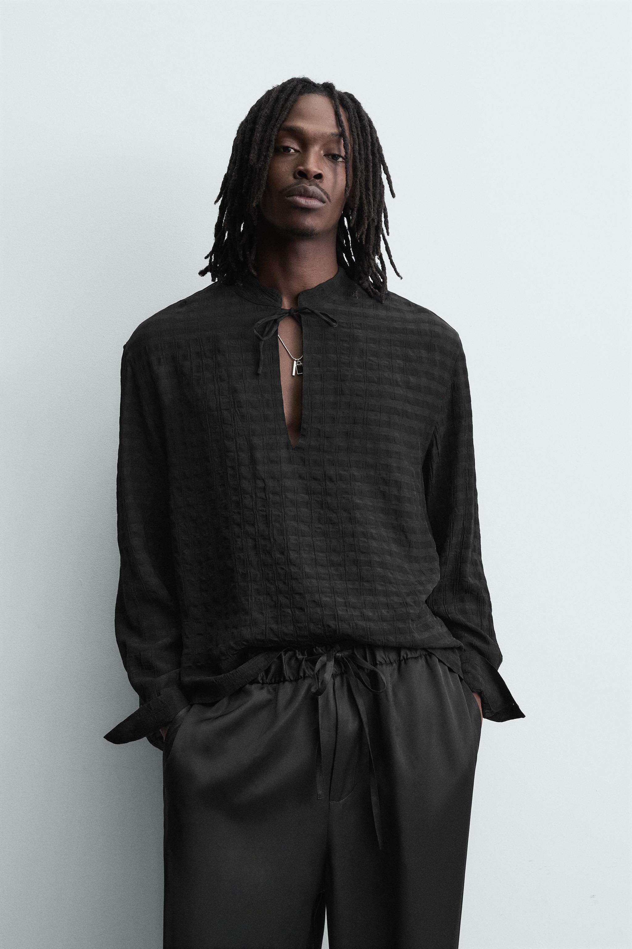 FLUID TEXTURED POLO SHIRT