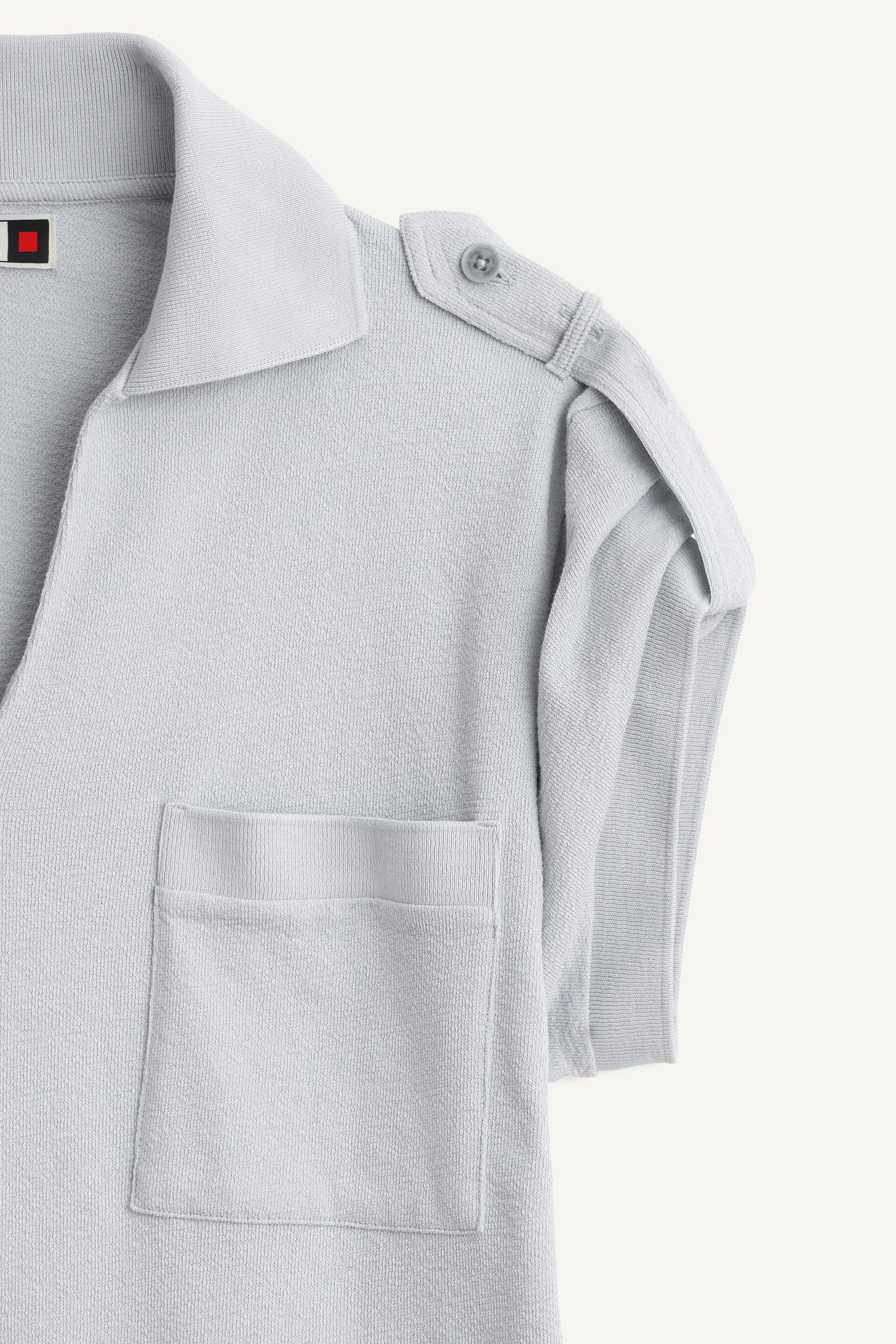 Мужские рубашки Zara SHRT SLV TRRY PL — фото 7