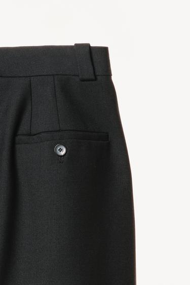 JUPE MIDI TUBE AVEC LAINE WILLY CHAVARRIA X ZARA - Noir de Zara - Image 7