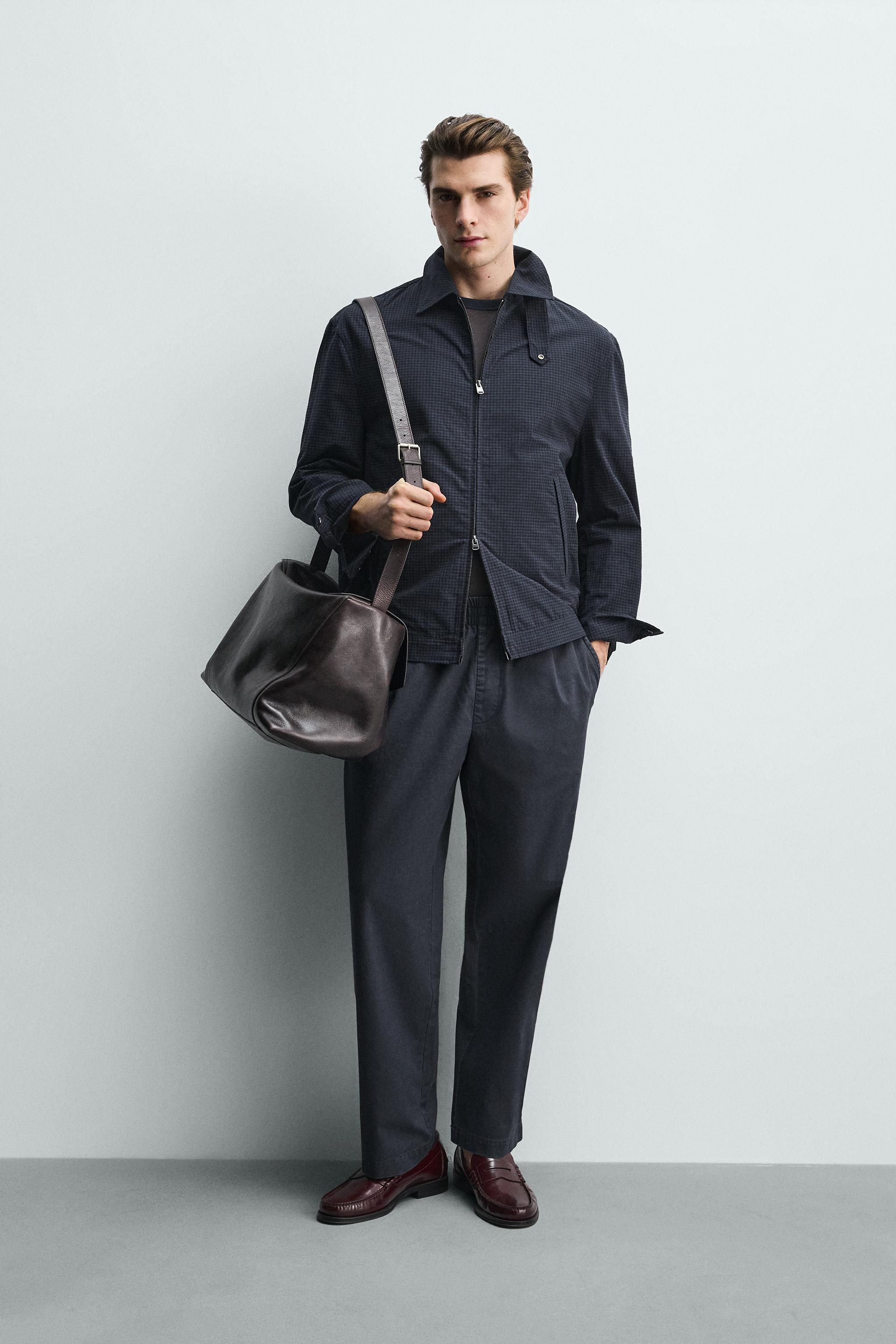 BLOUSON REGULAR FIT À CARREAUX