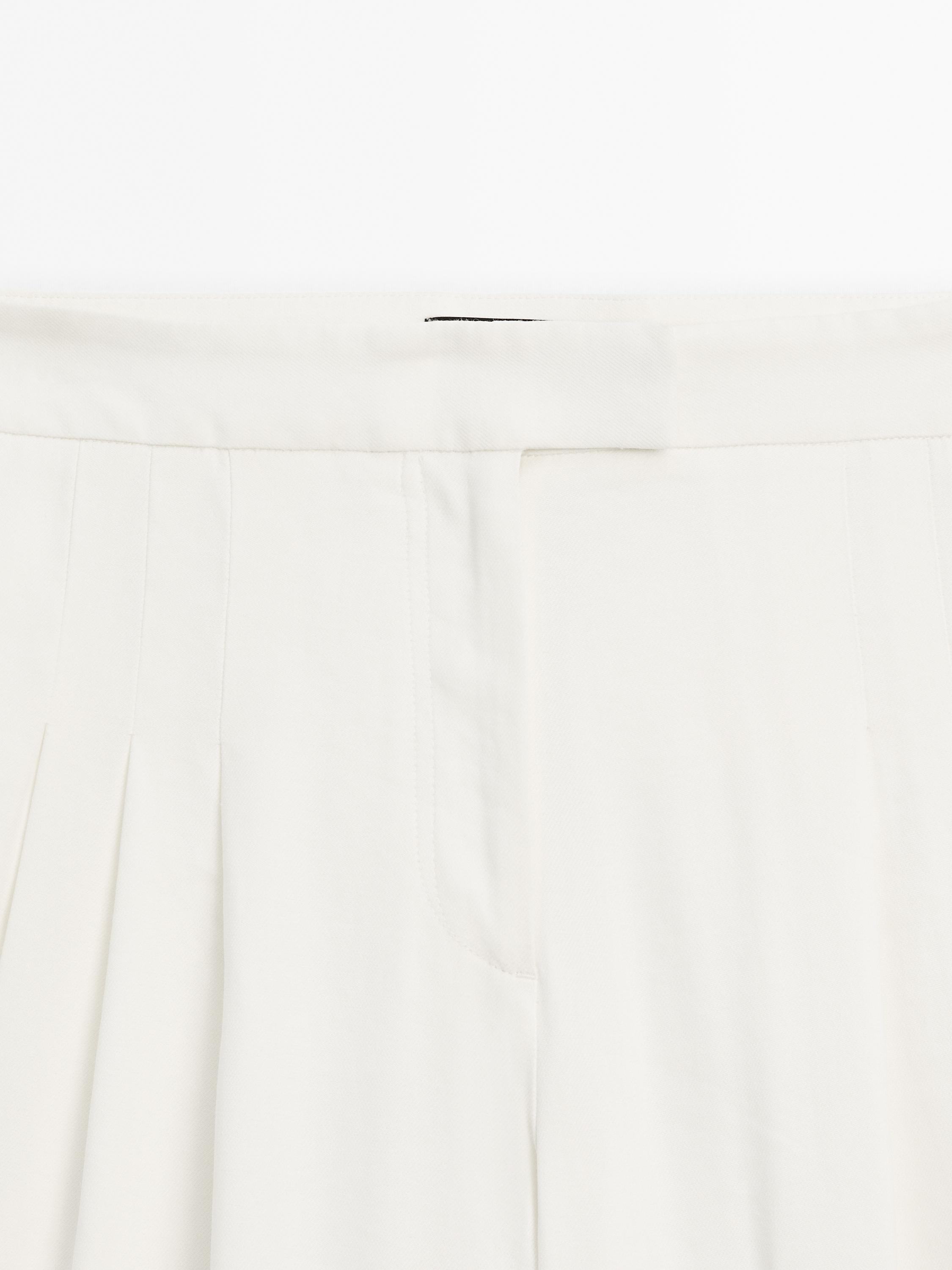 Jupe-culotte à pinces