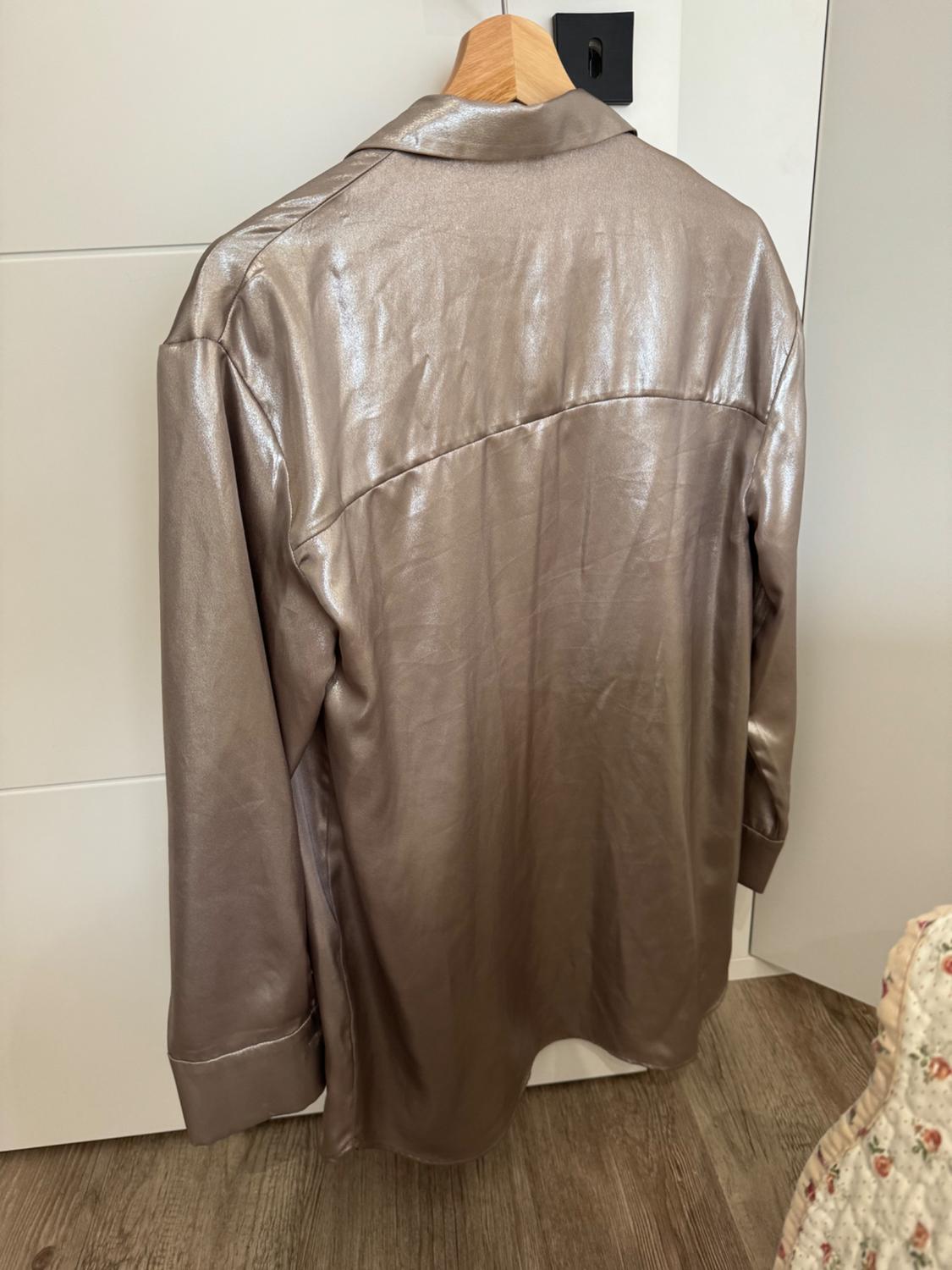 METALLIC COLOURED SHIRT - Image 2