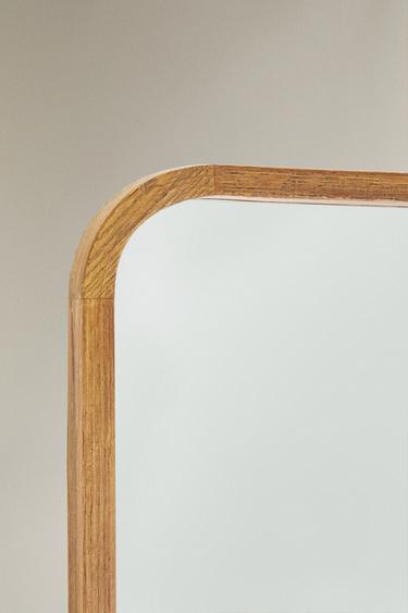 MIROIR SUR PIED CADRE ARRONDI - Beige clair de Zara - Image 1