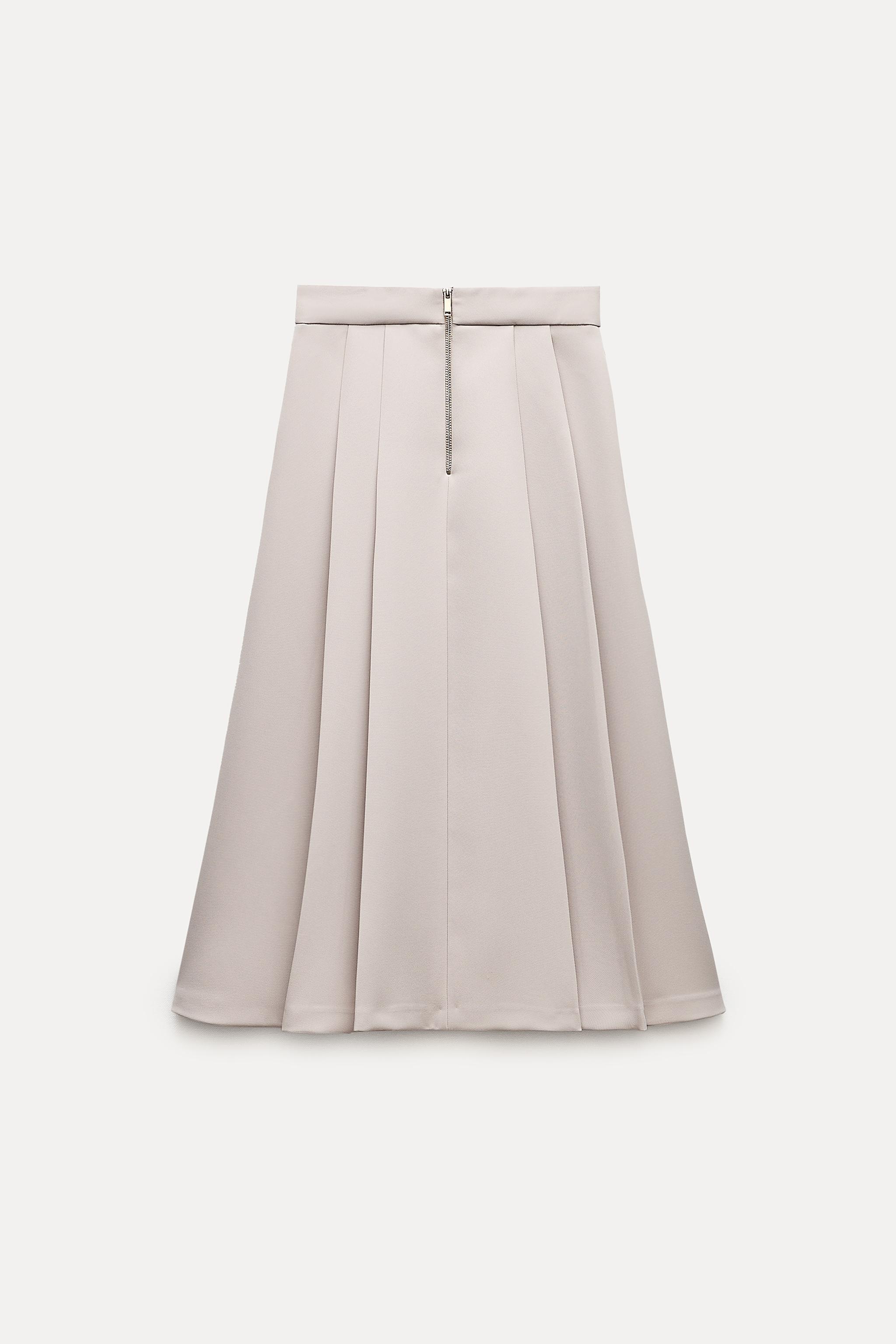 PLEATED LAYERED SKIRT ZW COLLECTION