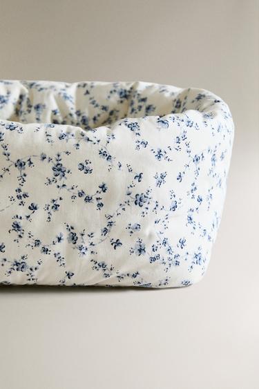 RANGEMENT BÉBÉ RECTANGULAIRE FLEUR BLEUE - Bleu de Zara - Image 3