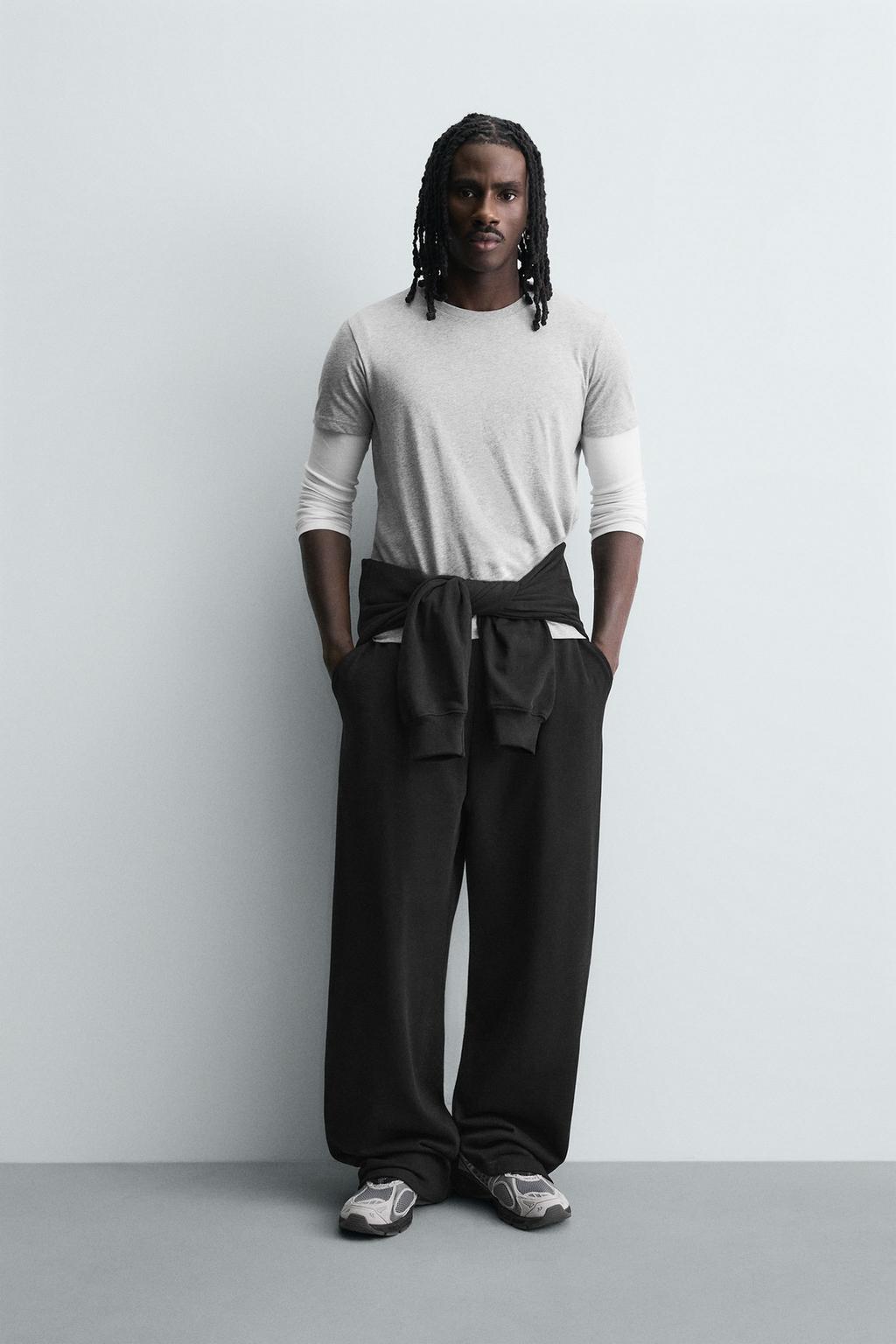BASIC RELAXED FIT JOGGER TROUSERS