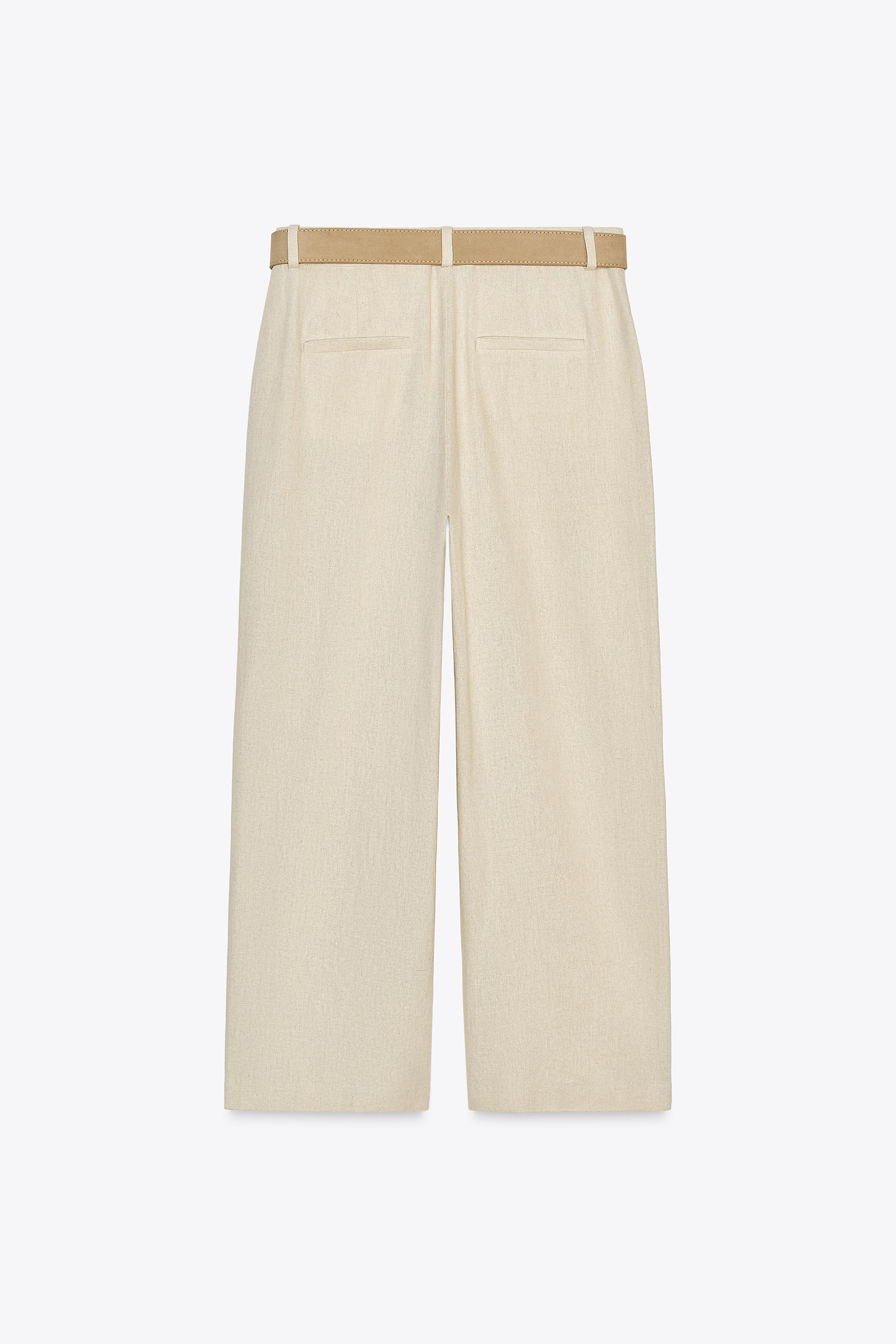 【未使用】ザラ ZARA 麻 リネン キュロット パンツ（S） 楽天市場】zara（素材（生地・毛糸）麻・リネン）（パンツ