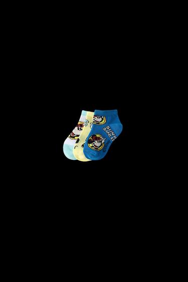 3ER-PACK NIEDRIGE SOCKEN – MICKY MAUS © DISNEY - Blau von Zara