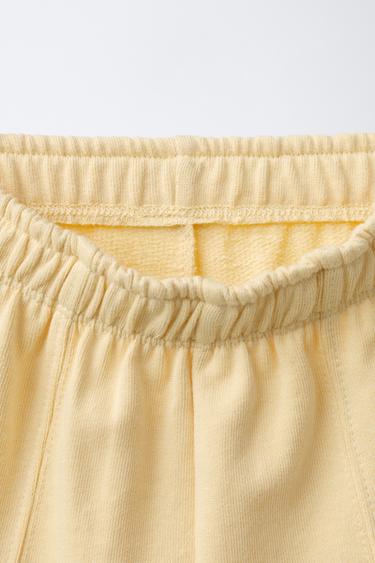 LABEL JOGGING SET - Yellow by Zara - Image 4