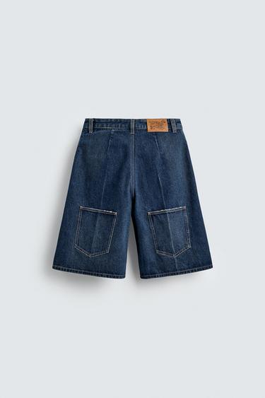 SHORT JORTS EN DENIM HARRY LAMBERT FOR ZARA X DISNEY - Bleu marine de Zara - Image 2