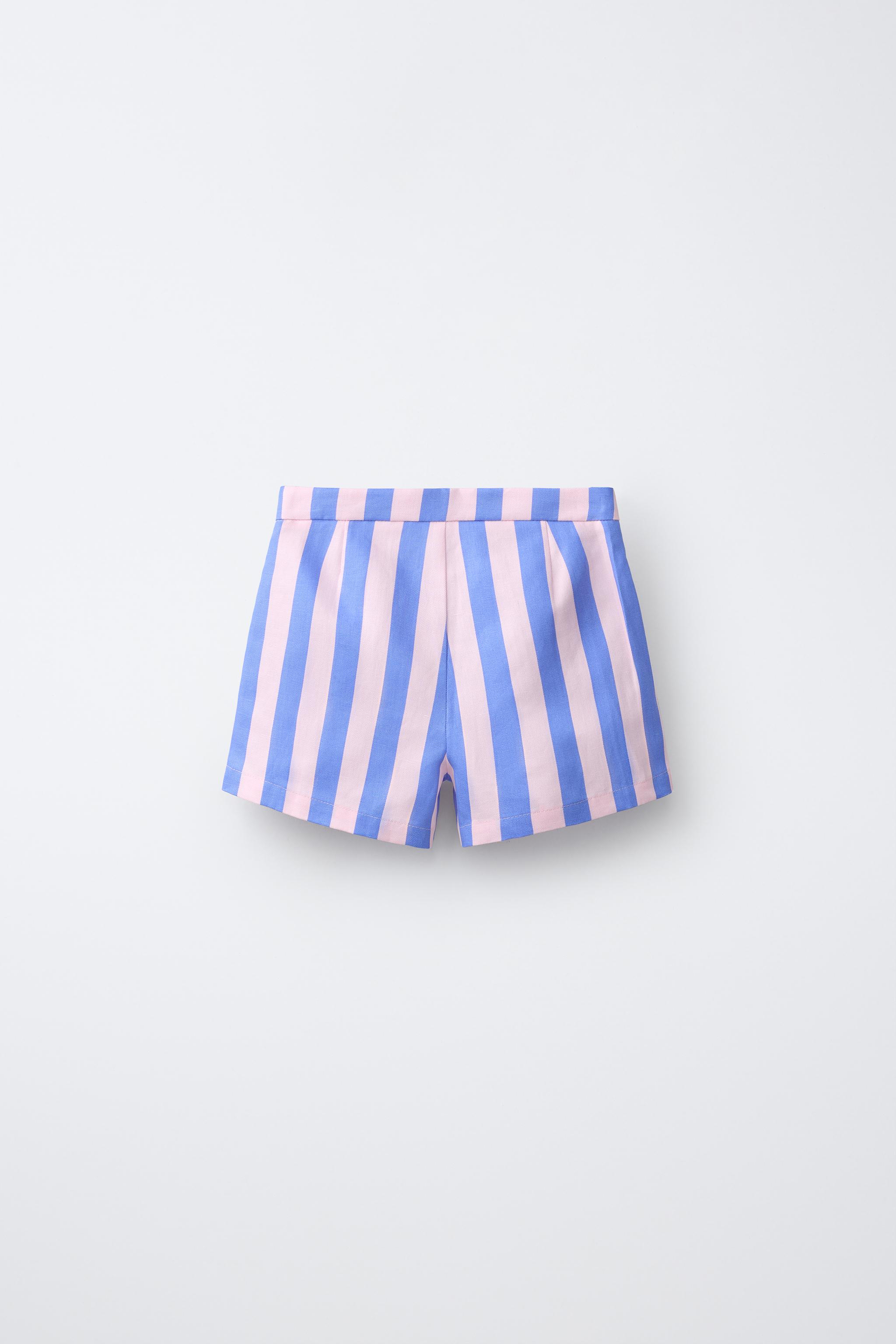 STRIPED SHORTS — Multicolored (alternate view)