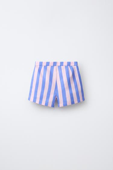 BERMUDA À RAYURES - Multicolore de Zara - Image 1
