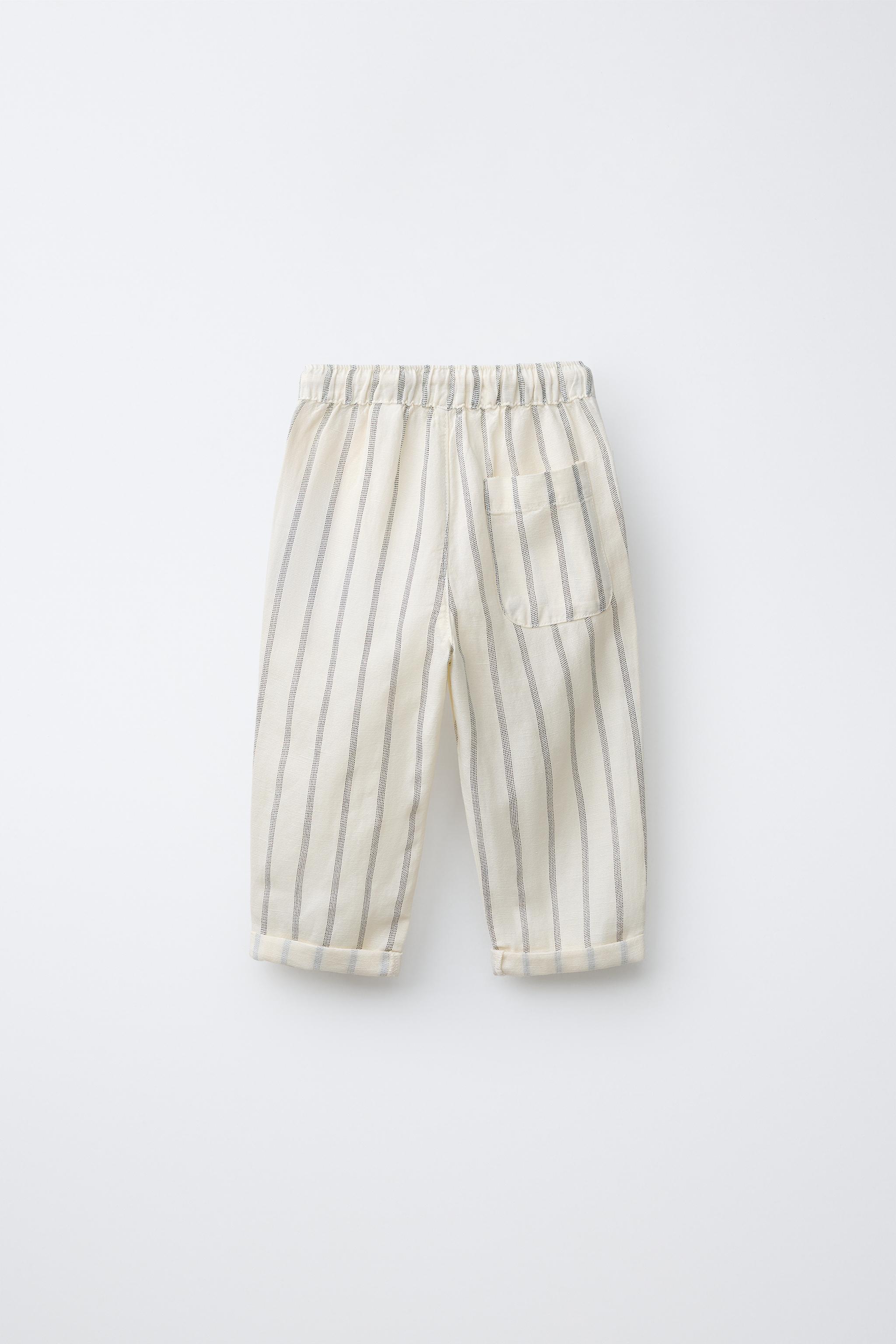 FLOWY LINEN BLEND PANTS